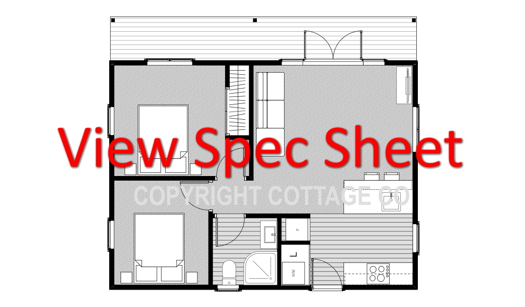 Compact Two Bedroom Cottage